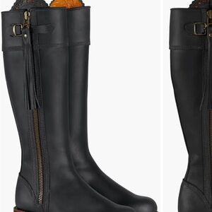 Penelope Chilvers- Black Standard Tassel Knee High Boot Size 39